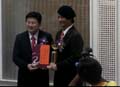 frst prize presented by supervisor